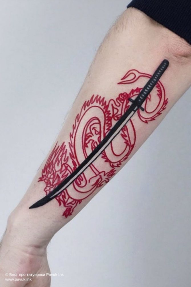 tetování mečem 22