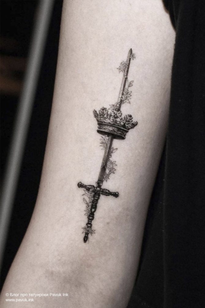 tetování mečem 23
