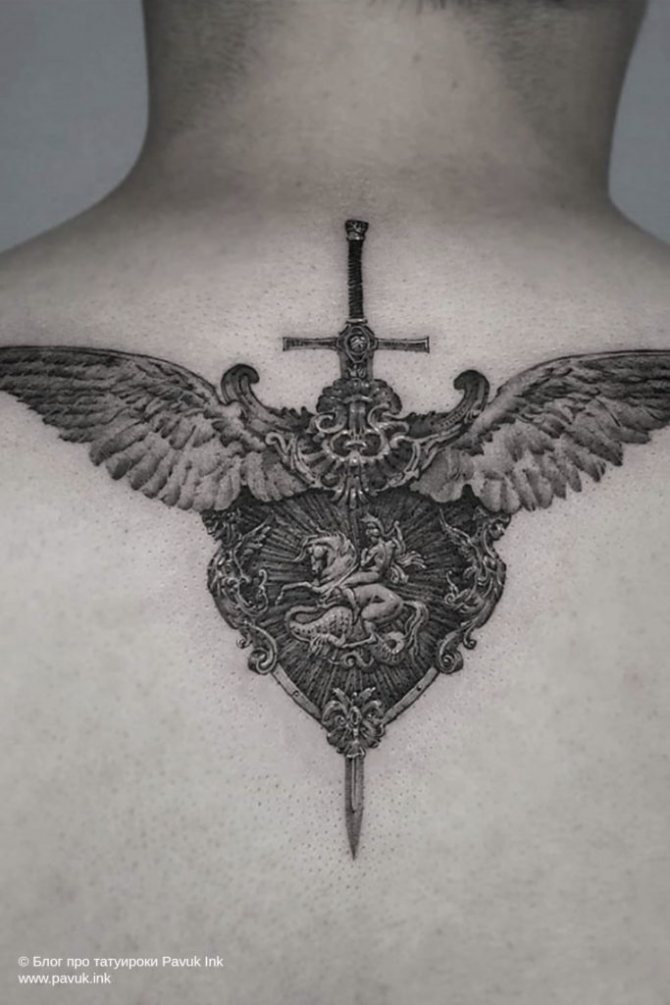 tetování mečem 26