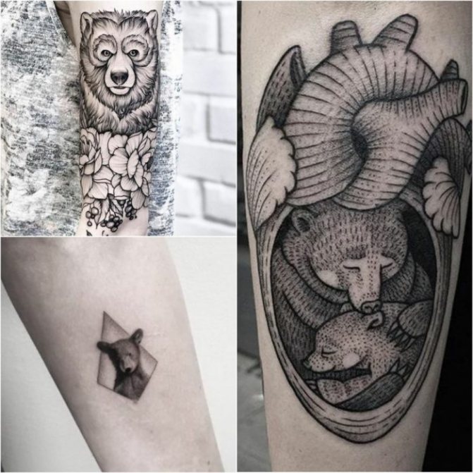 Tattoo Bear - Female bear tattoos - tattoos for girls bear