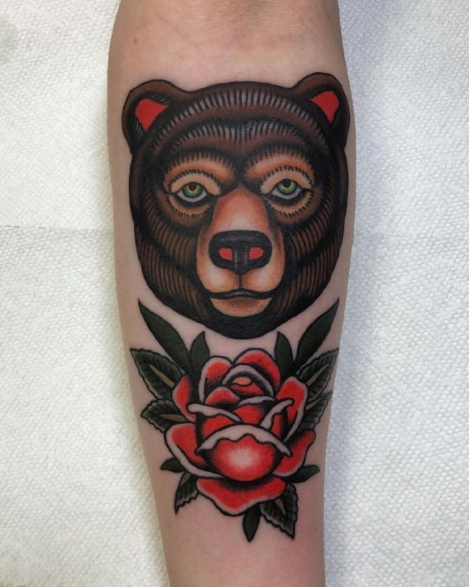 tatouages d'ours
