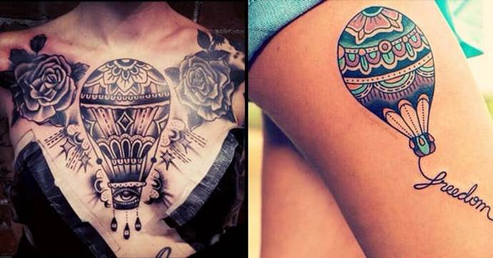 Tatuaje en el pecho y la pierna