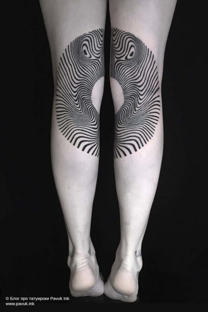 tatuaggio sulle ginocchia 21