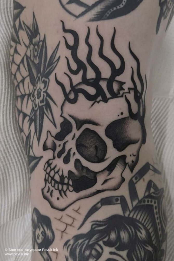 tatuaggio sulle ginocchia 34