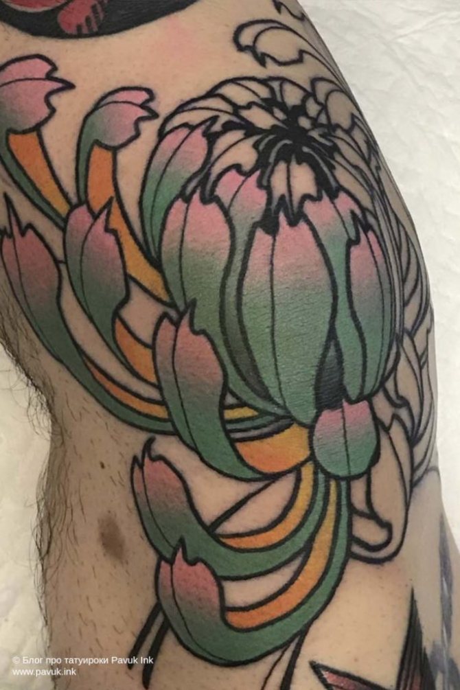 tatuaggio sulle ginocchia 44