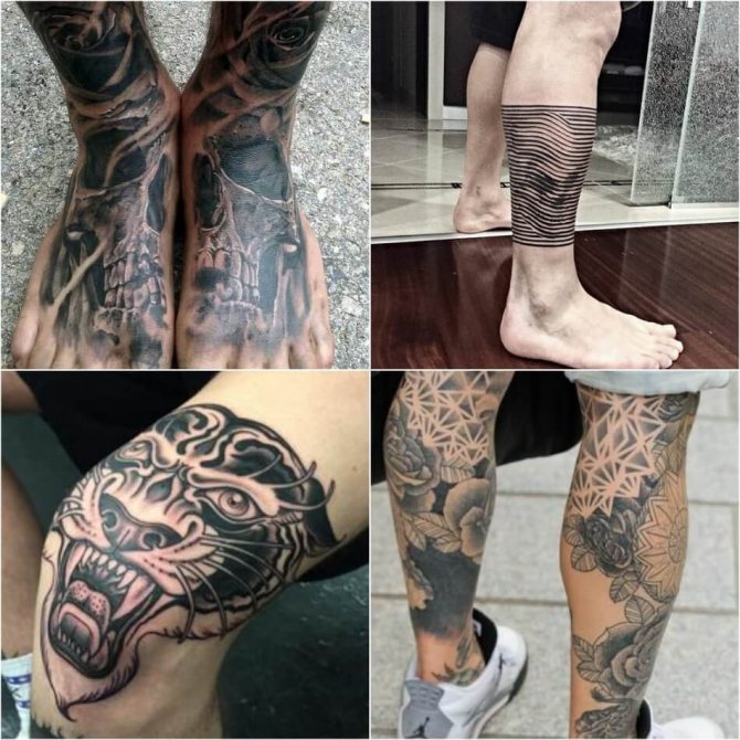 Tatouage sur pied - Tatouage sur pied - Tatouage sur jambe d'homme - Tatouage sur pied pour hommes