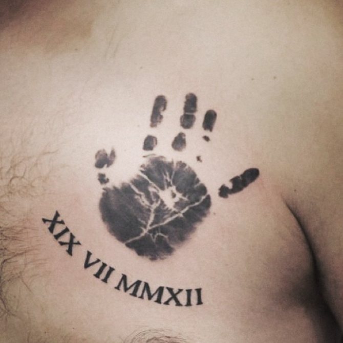 Tattoo der Geburt einer Tochter