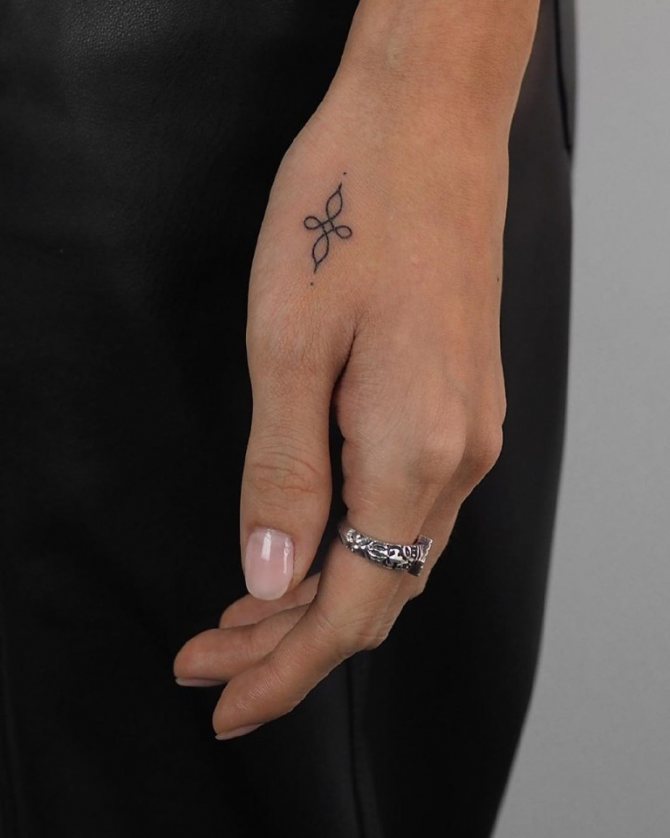 Tattoo on the arm easy