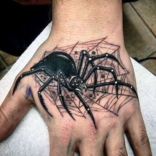 Signification des tatouages de mains, traductions slaves et latines, ornements celtiques sur les mains.