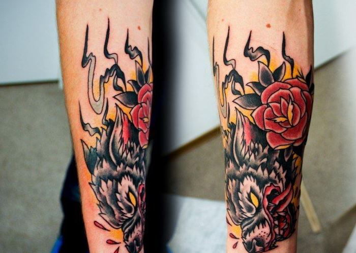 tatouage sur le bras