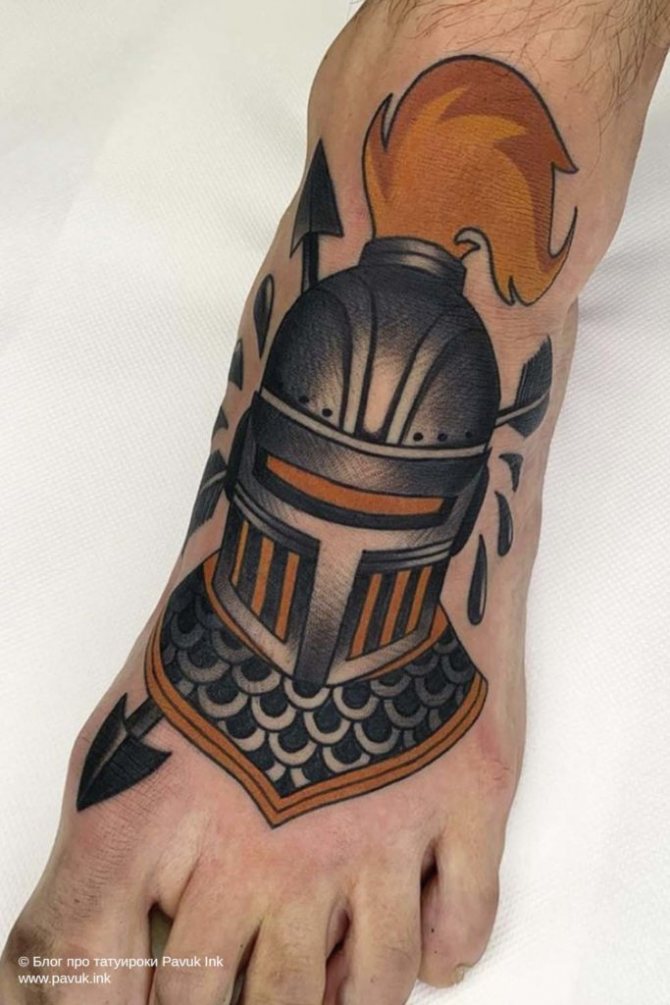 τατουάζ στο πόδι 26