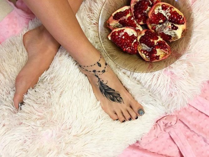 Tatuaje en el pie