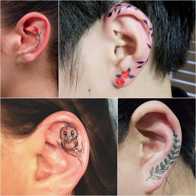 Tatouage sur l'oreille - Ear Tattoo