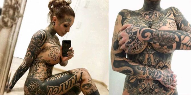tatuaggio corpo intero