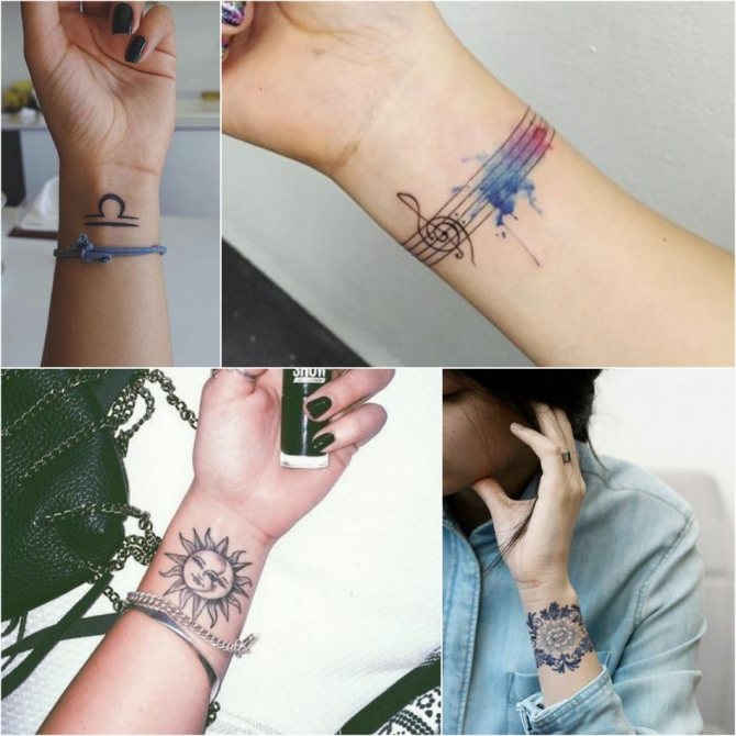 Handgelenk Tattoo - Tattoo am Handgelenk - Weibliches Tattoo am Handgelenk