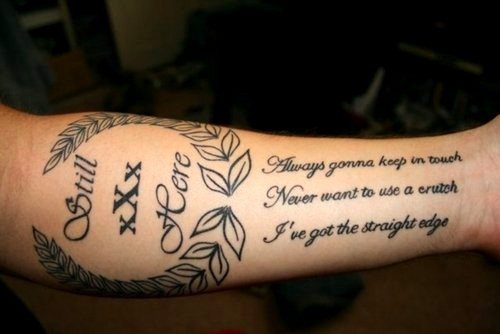 Écriture de tatouage