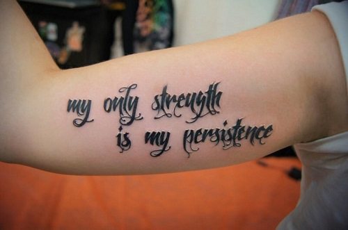 les inscriptions sur les tatouages et leurs significations