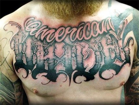 Écritures de tatouage