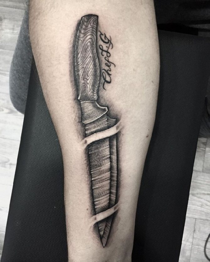 tattoo knife meaning