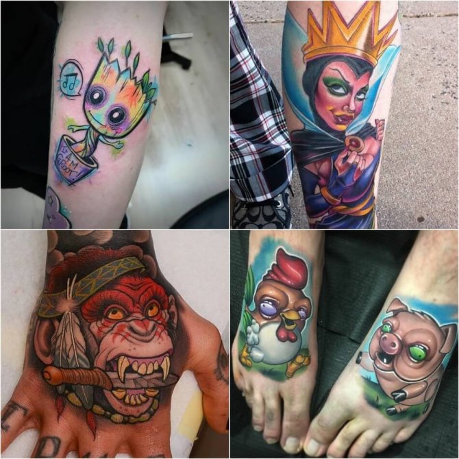 Tatouage New School - Tatouage New School - Tatouage New School pour homme - Tatouage New School pour homme