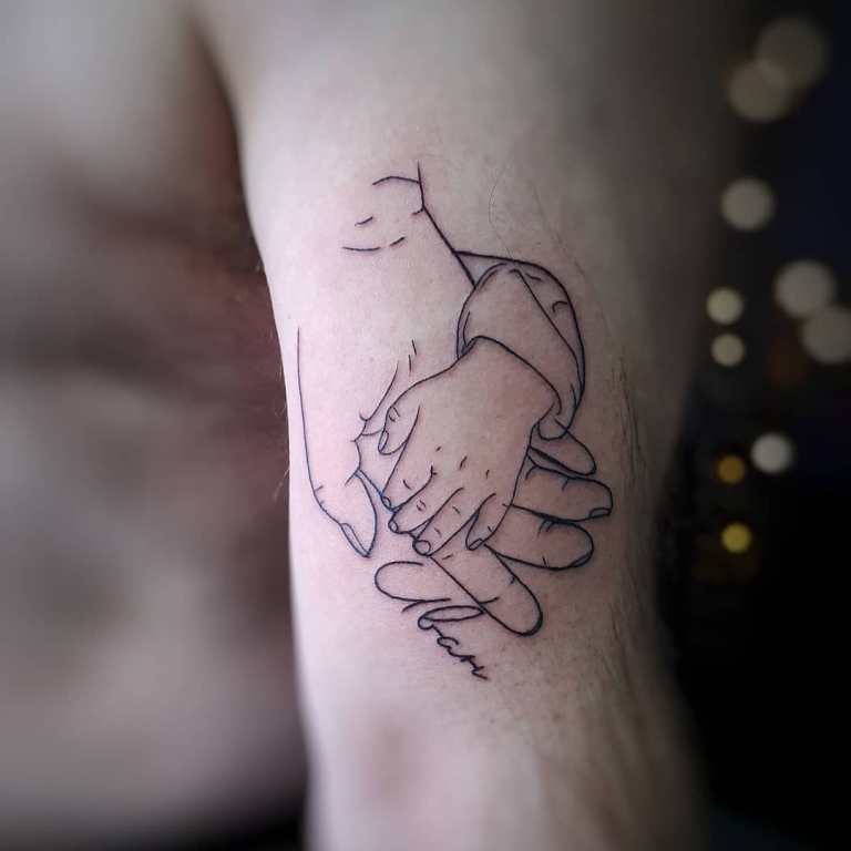 tatuaje de un hijo