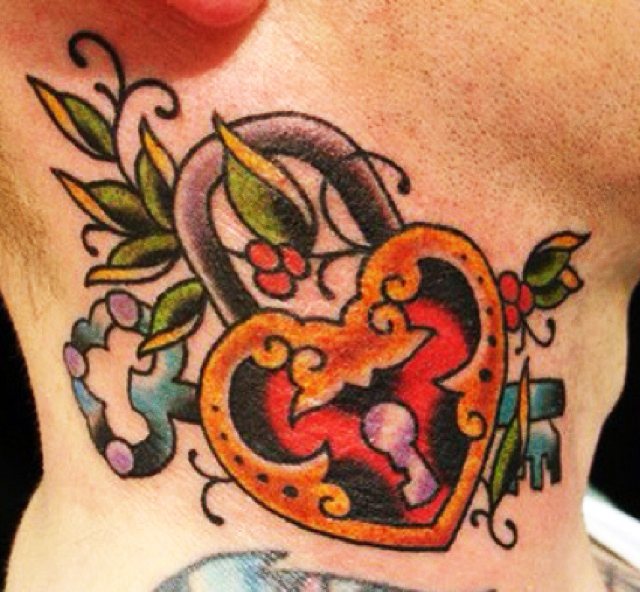 Un tatouage old school. Croquis masculins, pour filles, noir et blanc, couleur