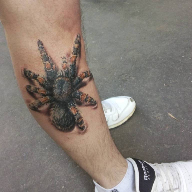 Татуировка паяк тарантула