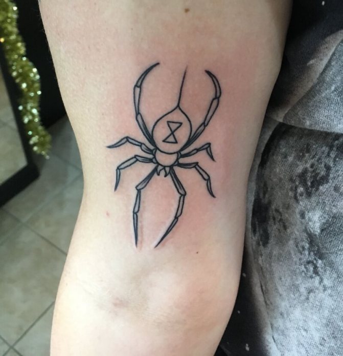 tattoo spider - tattoo spider - signification tattoo spider - croquis tattoo spider - photo tattoo spider
