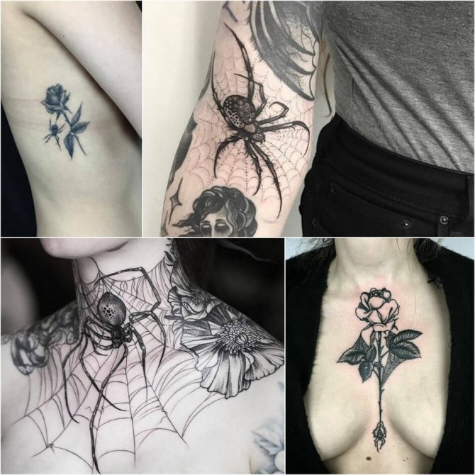 tattoo spider - female tattoo spider - tattoo spider for girls - tattoo spider photo