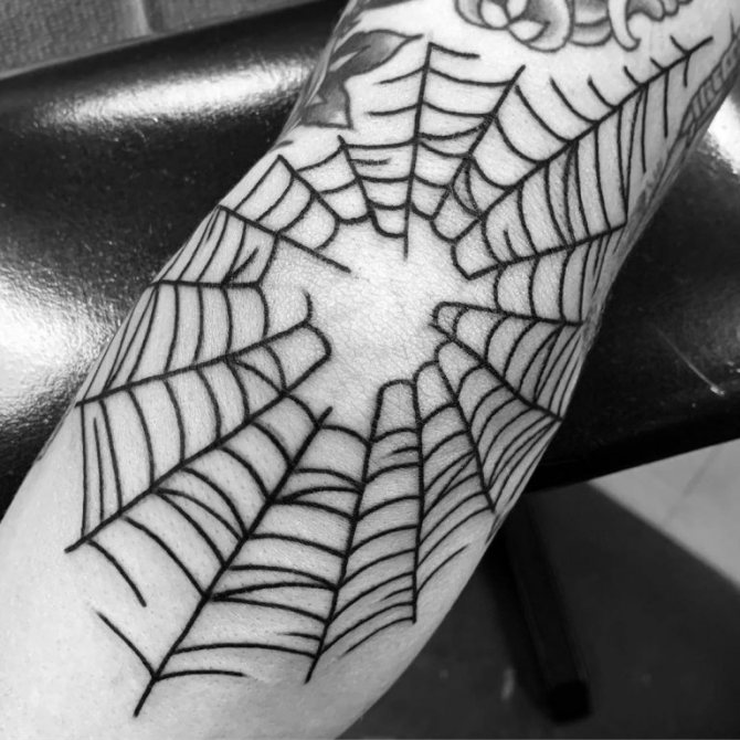 signification du tatouage de la toile d'araignée sur la main
