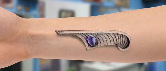 tatouage de plume de lotus