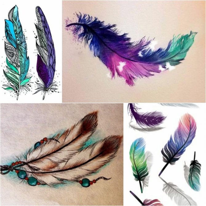 Tatouage d'une plume - Tatouage d'une plume - Tatouage d'une plume - Esquisse de tatouage d'une plume