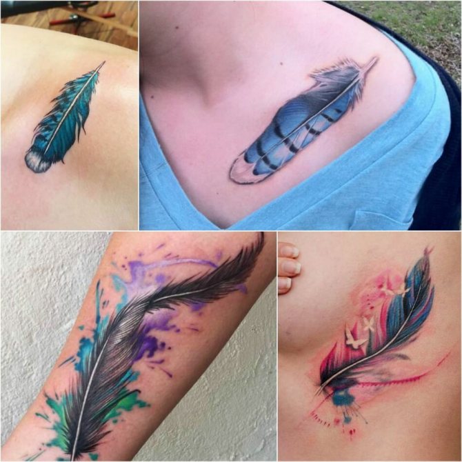 Tatouage d'une plume - Tatouage d'une plume - Tatouage d'une plume - Tatouage d'une plume féminin