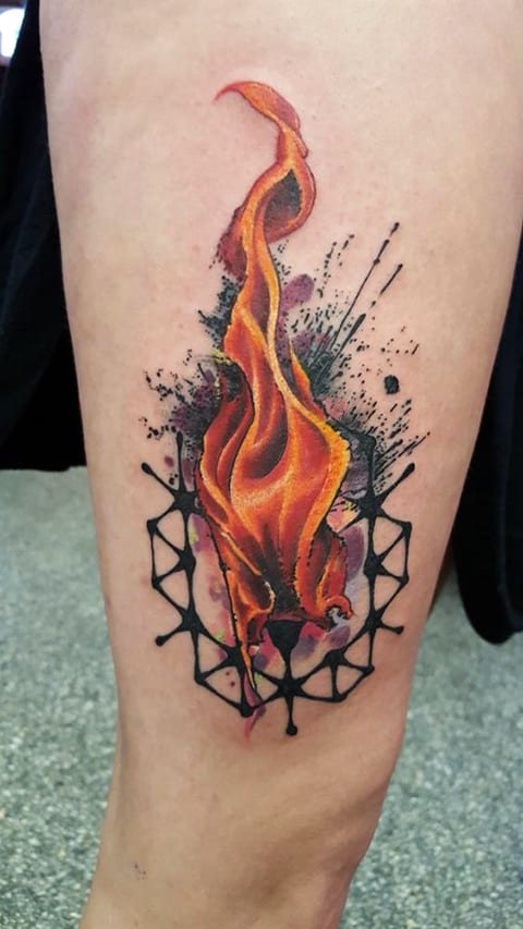 Tatouage de feu