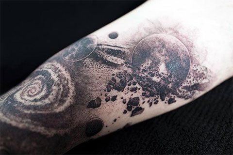 Tatouage de planètes