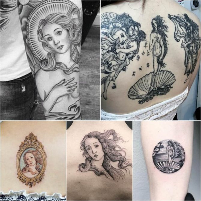 Tattoo art - Tattoo art - Tattoo masterpieces - Tattoo Botticelli