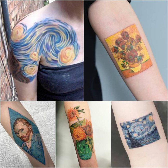 Tattoo based on paintings - Tattoo art - Tattoo masterpieces - Tattoo Van Gogh