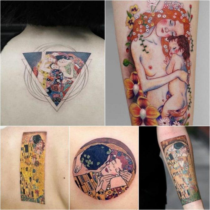 Tattoo based on paintings - Tattoo art - Tattoo masterpieces - Tattoo Klimt