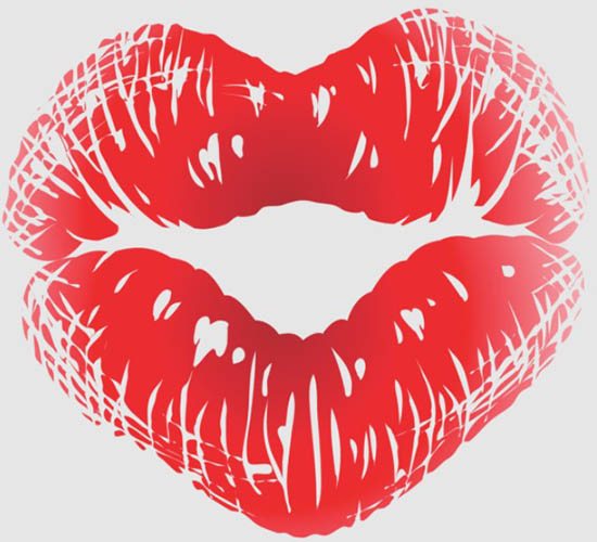 Tattoo kiss on the neck for girls, men. Meaning, photo