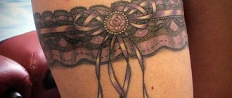 Tattoo garter