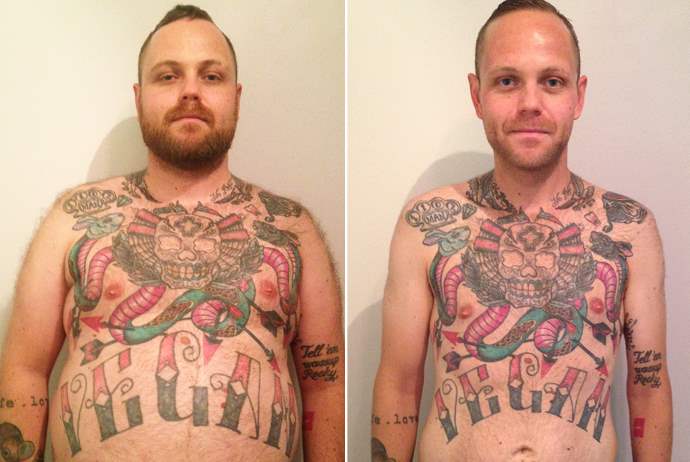 Tattoo nach Gewichtsveränderung