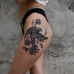 Tattoo oiseaux - Tatouage d'un oiseau sur votre jambe