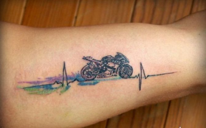 Tatouage de Pulse sur le poignet, le cou, la main. Croquis, signification, photo