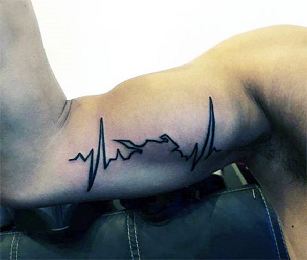 Tatouage de Pulse sur le poignet, le cou, la main. Croquis, signification, photo