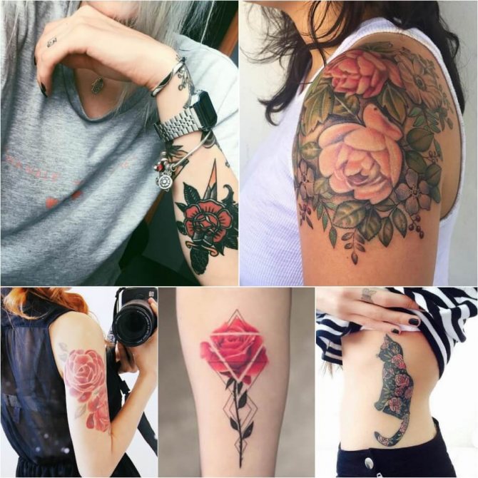 Tatuaje de una rosa - Tatuaje de una rosa para chicas - tatuaje de una rosa para mujeres