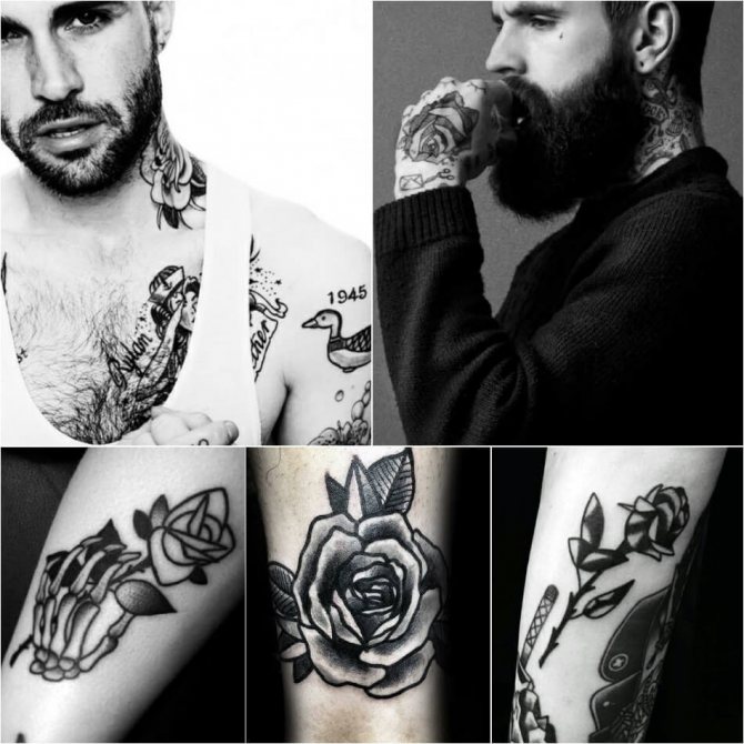 Tattoo rose - tattoo rose for male - tattoo rose for male
