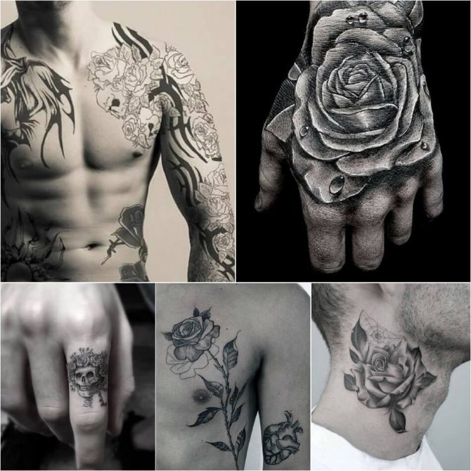 Tattoo rose - tattoo rose for male - tattoo rose for male