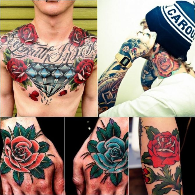 Tattoo Rose - Male Rose Tattoo - Tatuaje de una rosa masculina