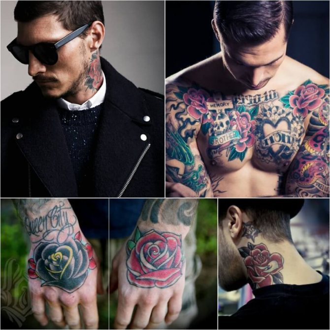 Tattoo Rose - Male Rose Tattoo - Tatuaje de una rosa masculina