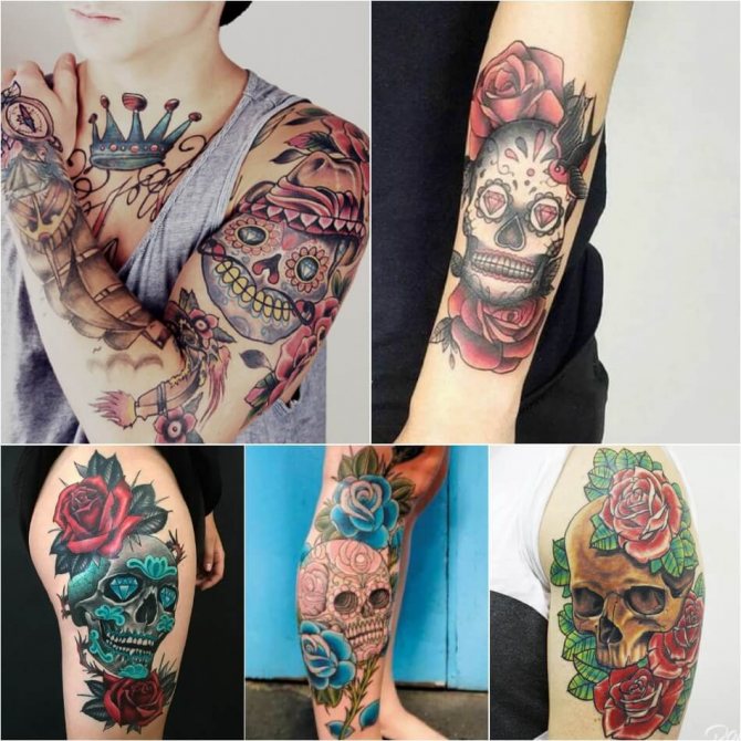 Tatuaje rosa - Tatuaje rosa significado - Tatuaje rosa y cruz - Tatuaje rosa y calavera
